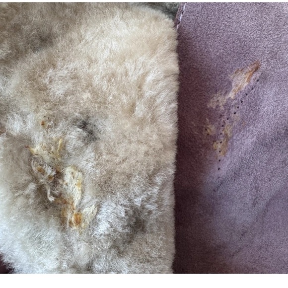 Vintage 90s Y2K Marc Jacobs Castoro Fur Lined Lace up Pink Blush Suede Heel Boot - Picture 13 of 13